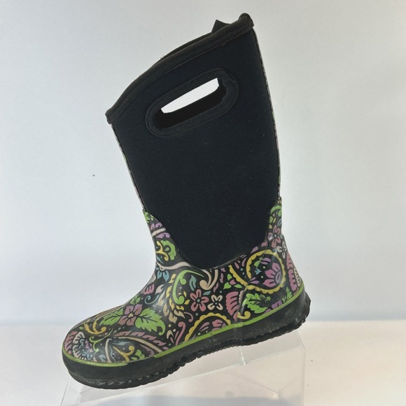 Bogs Classic Tuscany Waterproof Boots Sz Kids 3 Youth Girls Snow Rain Insulated - Picture 2 of 12